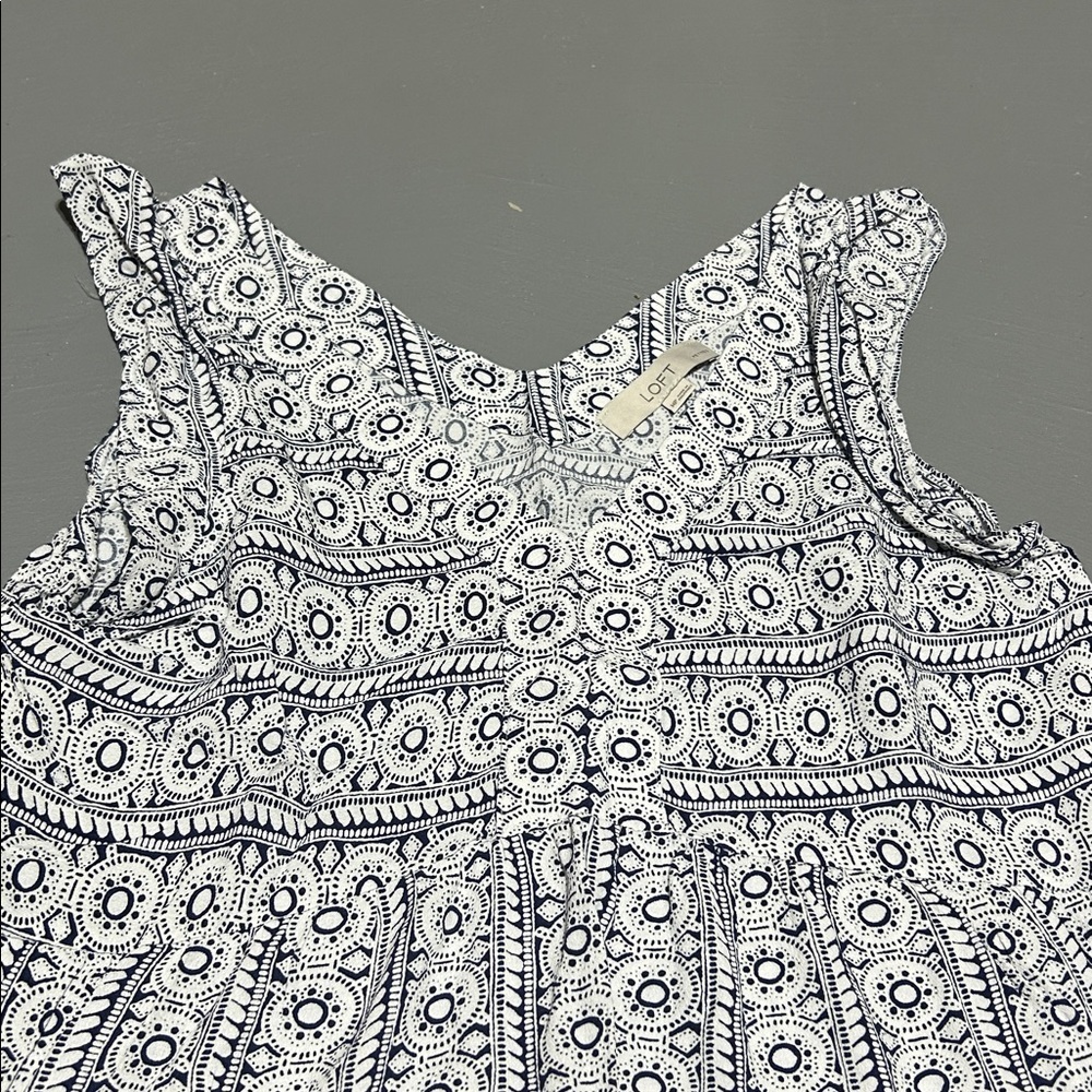 LOFT Patterned Dressy Top - Picture 3 of 6